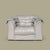 Late 20th Century Late 20th Century Natuzzi Italian Leather Lounge Chair in Light Gray, Mid-Century, Postmodern For Sale - Image 5 of 11