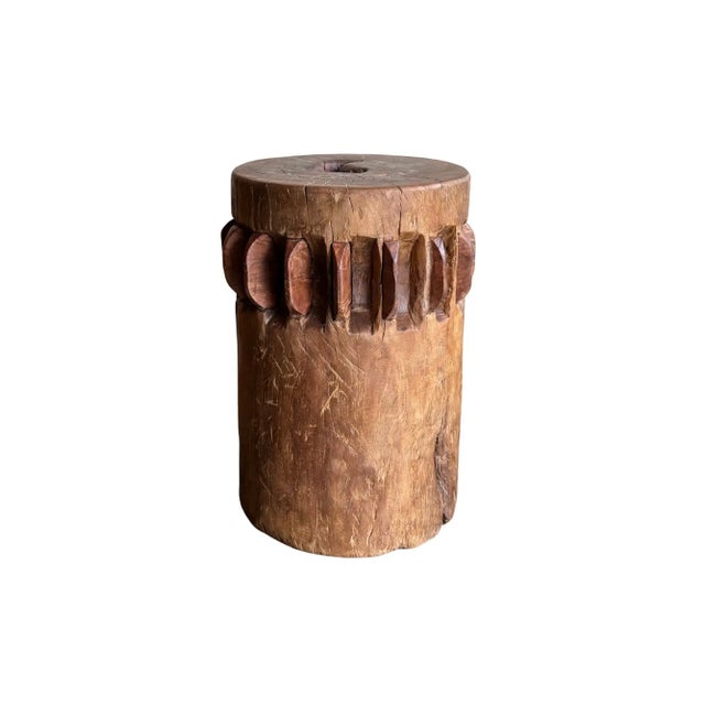 1970s Solid Teak Sugar Cane Crusher / Grinder From Java, Indonesia C. 1970 For Sale - Image 5 of 6