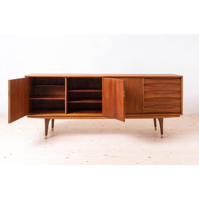 Mid-Century Modern Teak Sideboard by Sven Andersen, 1950s For Sale - Image 3 of 11