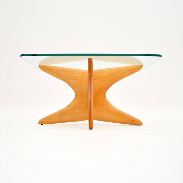 Wood Vintage Italian Satinwood Side Table, 1960s For Sale - Image 7 of 9