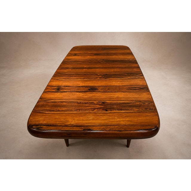 Mid-Century Modern Brazilian Mid-Century Modern Extendable Dining Table in Rosewood, Loher, 1960s For Sale - Image 3 of 18