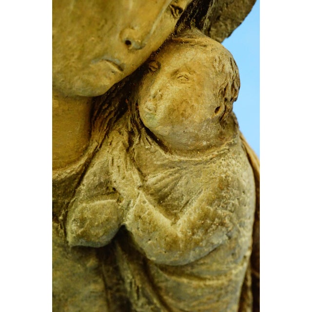 20th Century Terracotta Sculpture of Madonna and Child by Francesco Prosperi, Assisi, Italy For Sale - Image 10 of 18