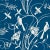 Schumacher Sky Meadow Wallpaper in Blue For Sale