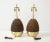 Mid-Century Modern Cork and Brass Table Lamps - A Pair For Sale - Image 9 of 9