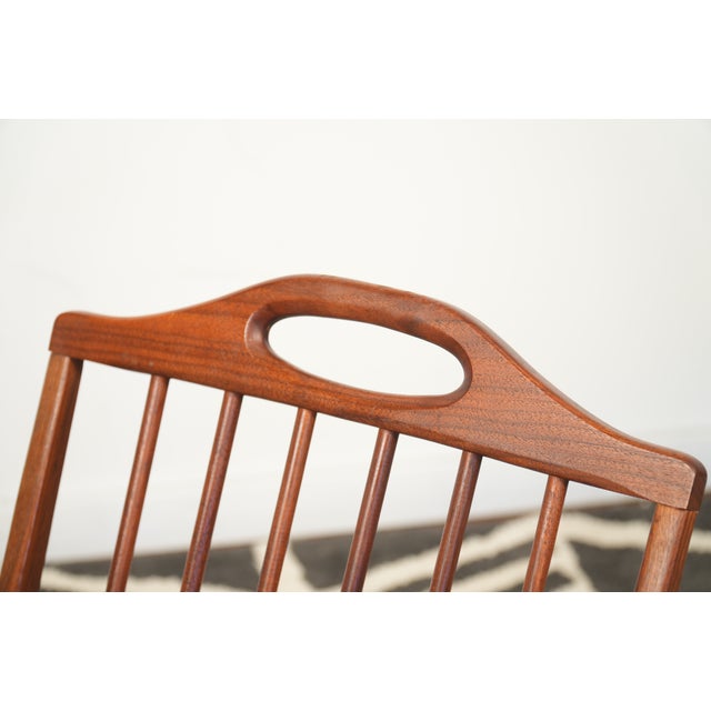 1960s 1960s Arthur Umanoff Solid Walnut Magazine Rack For Sale - Image 5 of 6