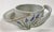 Mid 20th Century Vintage Ceramic Soup and Cracker Bowl For Sale - Image 5 of 6