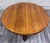 Late 19th Century Antique Victorian 44” Round Quarter Sawn Tiger Oak Coffee Table Cocktail Table For Sale - Image 5 of 14