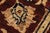 1990s Ziegler 1990's Dark Red/Blue Wool Runner Rug- 3'1'' X 11'10'' For Sale - Image 5 of 10