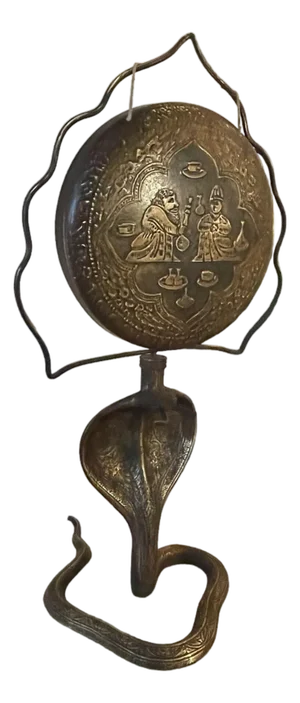 Bronze Gong with Cobra Workmanship