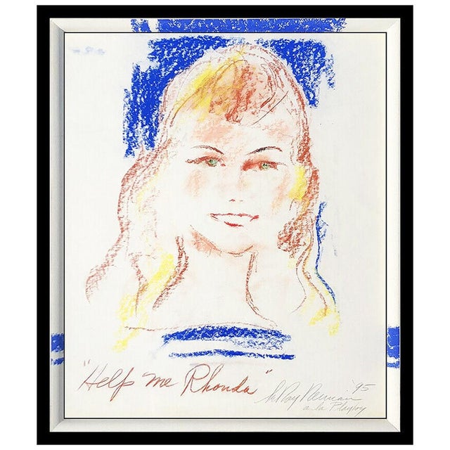 Message us to inquire about custom framing options! (Included for free with every purchase) The artwork here, "Rhonda...