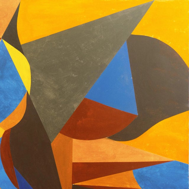 2000 - 2009 'Geometric Ii' by Renee Harwin, Bay Area Abstraction, San Francisco Art Institute, Woman Artist For Sale - Image 5 of 10