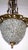 Antique French Brass Glass Grape Shade Chandelier, 1930s, in Very Good conditions. Designed 1920 to 1949 I have official...