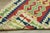 1970s Turkish Traditional Hand Knotted Red Oushak Kilim Rug Runner For Sale - Image 9 of 10