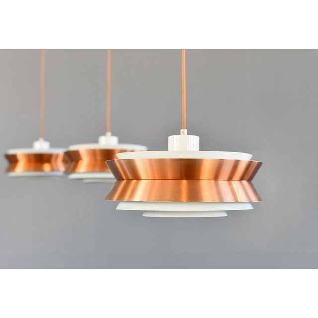 Mid-Century Copper Pendant Light by Veb Metaldrucker Halle, 1970s For Sale - Image 9 of 9