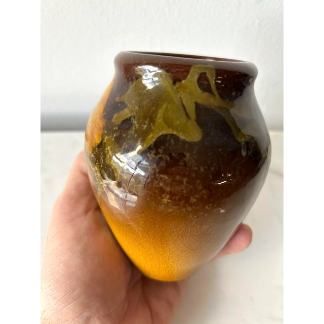 Rookwood Pottery 1904 Rookwood Pottery Dandelion Vase by Irene Bishop For Sale - Image 4 of 7