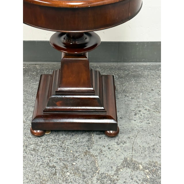 Early 21st Century Ralph Lauren Home Anglesey Pedestal End Table For Sale - Image 5 of 12