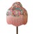 Boho Chic "Cosmic Alligators" Blush Pink Vintage Refinished Lampshade For Sale