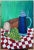 Midcentury Modern Original Painting of Still Life on Checkered Cloth For Sale - Image 6 of 6