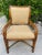 Wood Vintage Organic Modern Rattan Dining Chairs With Arms and Upholstered Seats | Set of 6 For Sale - Image 7 of 10