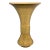 Chinese Crackle‑Glaze Gu‑Shape Vase, Collectible Decorative Beige Ceramic Vessel For Sale