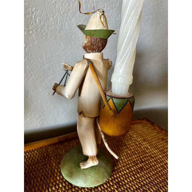 Emerald Vintage 1990s Anthropomorphic Monkey Candle Holders - Complete Set of 3 For Sale - Image 8 of 11