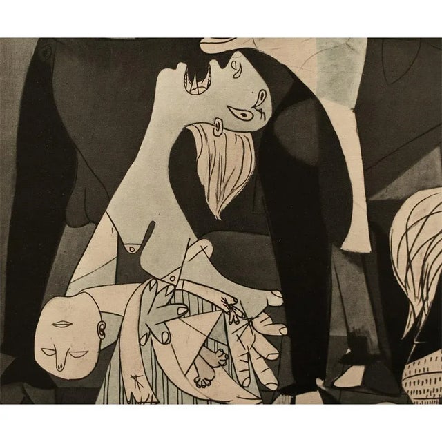 1954 Pablo Picasso "Guernica. Detail.", Period First Limited Italian