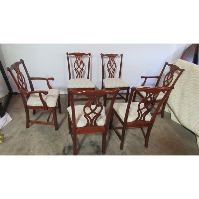 Item: Chippendale Dining Room Chairs Details: Great Designer Look/Quality Piece Mahogan Beautiful Look Great Carvings...