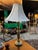 Brass 1970s Brass Tall Table Lamp With Ibex Details and Lampshade Included For Sale - Image 8 of 12