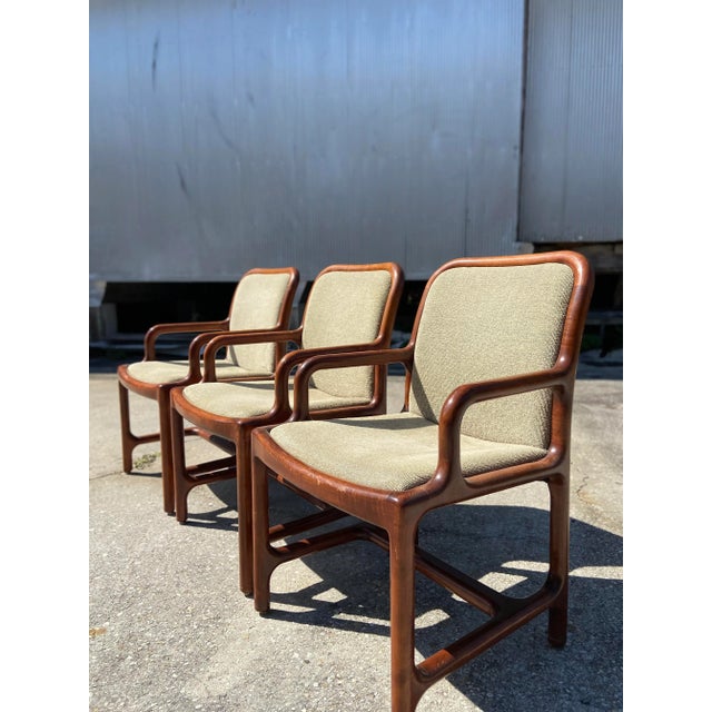 Mid-Century Modern Mid-Century Modern Pretzel Armchairs - Set of 3 For Sale - Image 3 of 13