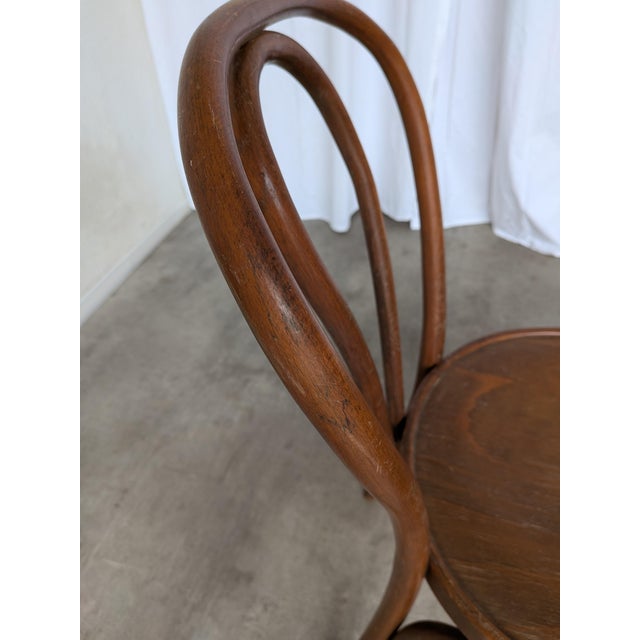 Brown Vintage Carved Bentwood Farmhouse Dining Chairs, 1970s, Set of 3 For Sale - Image 8 of 18