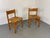 Vintage Oak and Rush Chairs by J Van Heuvel for Advorm, 1950s, Set of 2 For Sale - Image 11 of 11