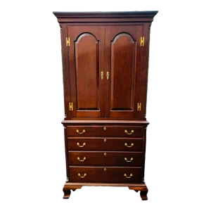 Handsome Vintage Bespoke Georgian Inspired Cabinet by George Peterson.