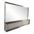Vintage Large Mid Century Modern 1950s Metal Medicine Cabinet Bathroom Vanity Restored For Sale
