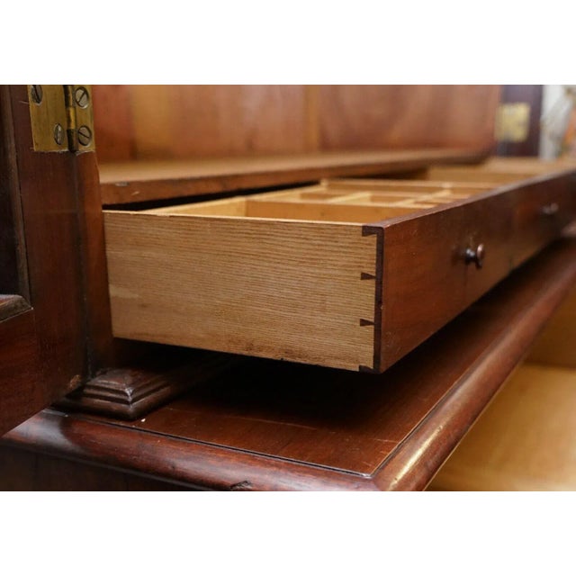 Antique Hardwood and Pierced Bronzed Bookcase, 1800s For Sale - Image 11 of 12