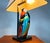 Porcelain Toucan Bird Lamp by Manifattura Artistica, Italy Circa 1989 For Sale - Image 12 of 16
