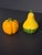 Farmhouse Vintage 1980s "Shades of Autumn" Ceramic Gourd & Pumpkin Salt & Pepper Shakers - A Pair For Sale - Image 3 of 10
