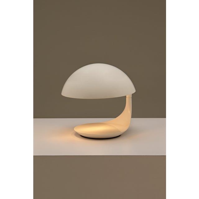 Silver Cobra 629 Table Lamp by Elio Martinelli for Martinelli Luce, 1960s For Sale - Image 8 of 18