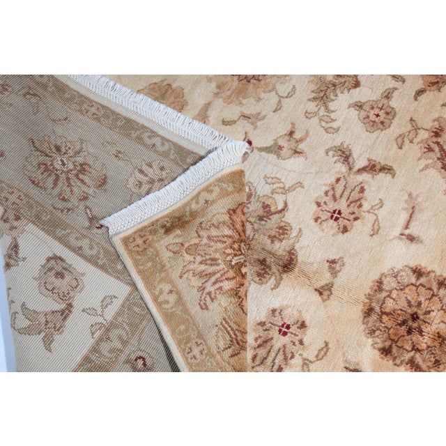 HandMade Turkish Oushak New Product Wool Rug -6' 7'' X 7' 6'' For Sale - Image 12 of 12