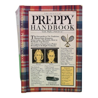 "The Official Preppy Handbook" 1980 Birnbach, Lisa (Inscribed) For Sale
