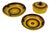 Bitossi for Rosenthal Netter Ceramic Box, Bowls Vide Poche, 3 pc, circa 1960 For Sale