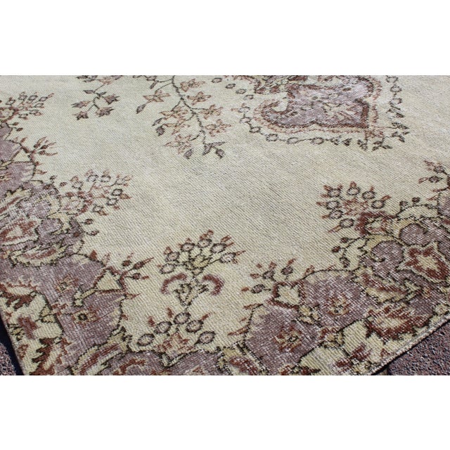 Vintage Turkish Anatolian Area Rug - 66"x106" For Sale - Image 4 of 13