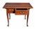 Queen Anne Antique Queen Anne Pennsylvania Walnut Two Drawer Diminutive Tavern Table Rare For Sale - Image 3 of 12