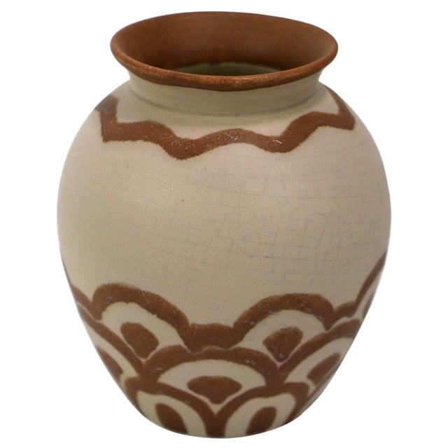 Art Deco Villeroy And Boch Pottery Vase Chairish