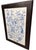 Chinoiserie Vintage Blue & White Ceramic Tile Wall Panel - Chinoiserie Botanical & Bird Motif For Sale - Image 3 of 12