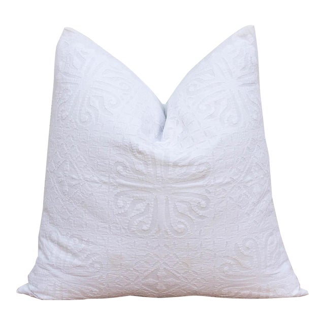 Veda Euro Applique Pillow Cover For Sale