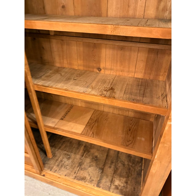 Brown Tansu Storage Sliding Door Cabinet, Vintage For Sale - Image 8 of 14