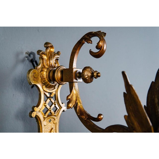 Vintage Bronze Wall Lamp For Sale - Image 8 of 18