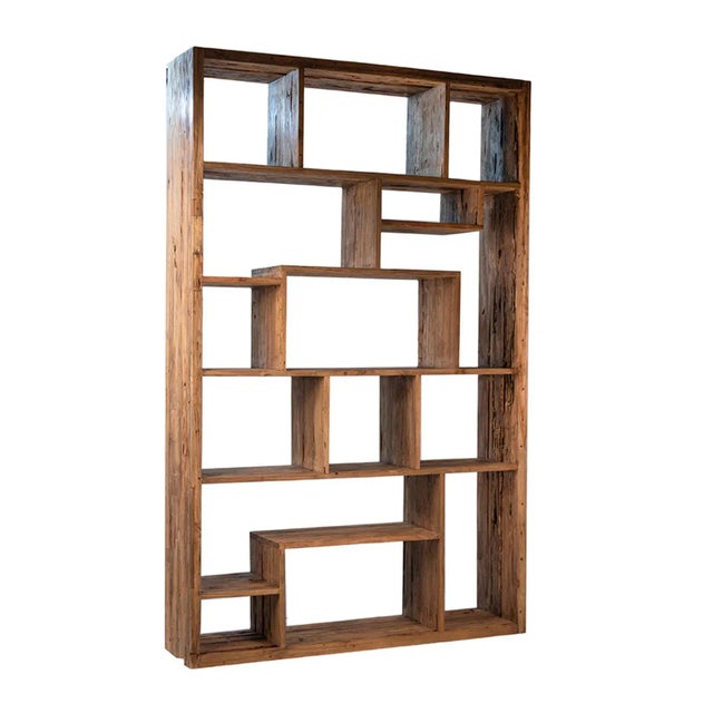 Salvaged Teak Modern Shelf For Sale In Los Angeles - Image 6 of 8