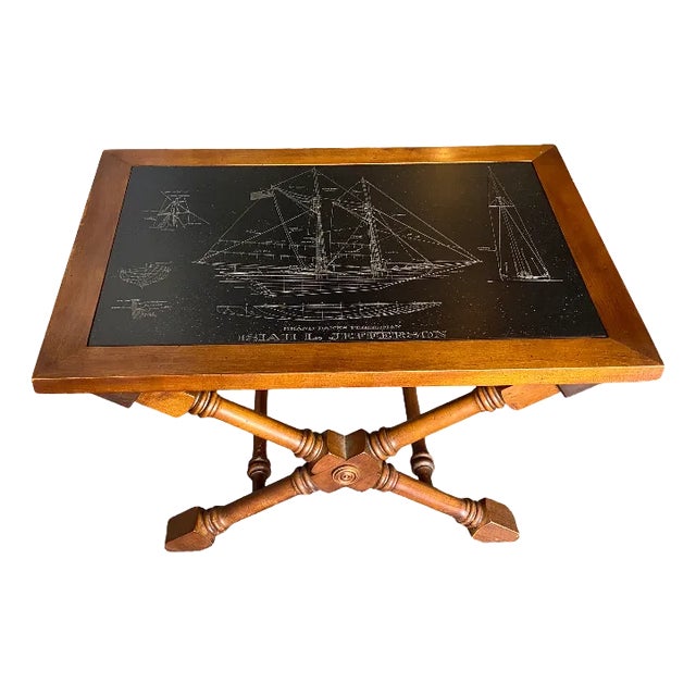 1960s Brant Furniture Nautical Table For Sale