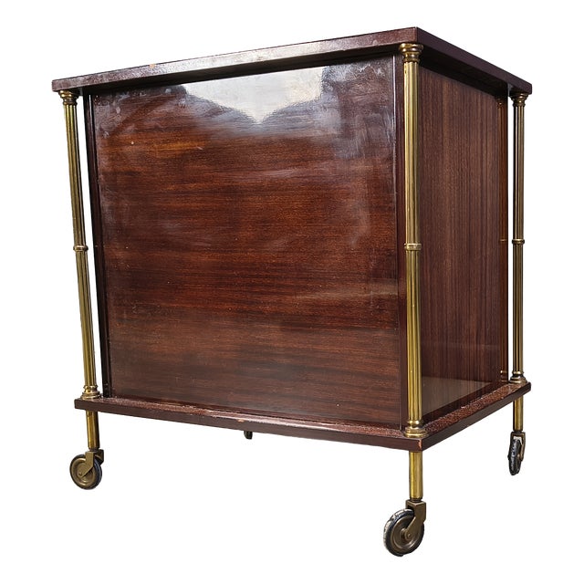 Mid-Century Modern French Bar Cabinet, 1960s For Sale